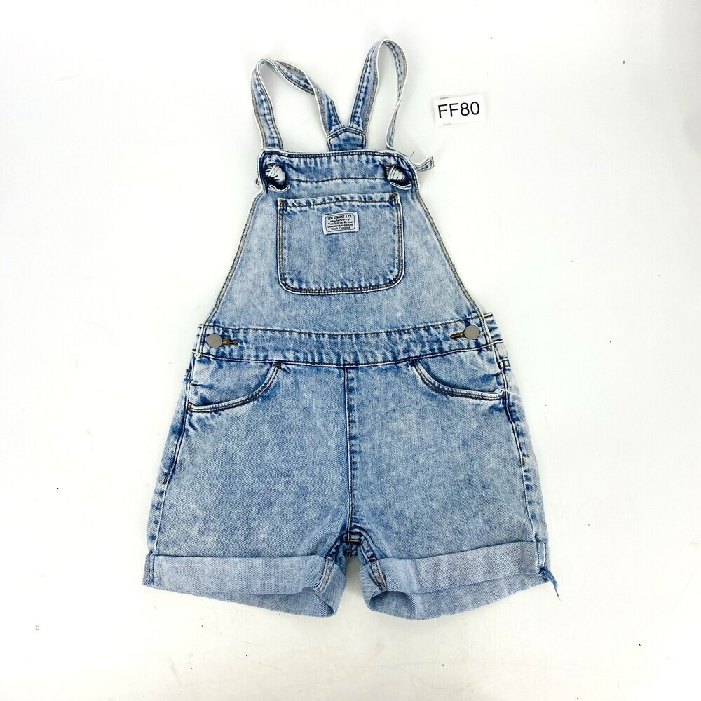 Levi’s Girls Light Acid Wash Denim Shorts Girls Size 10 Soft Cuffed Vintage Feel